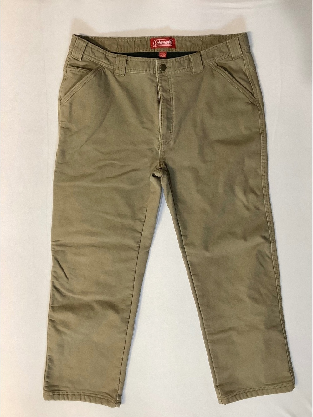 Coleman Men's Khaki Work Pants Size 36x30